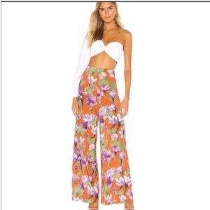 Alice + Olivia Floral Wide Leg Pants size 10